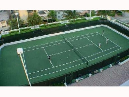 Lighted Tennis Court Lighted Tennis Court
